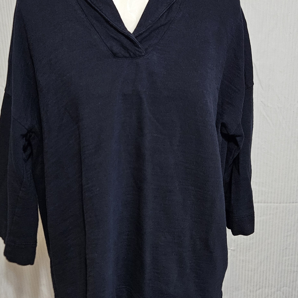 Pure Jill Navy Women's Tunic Top